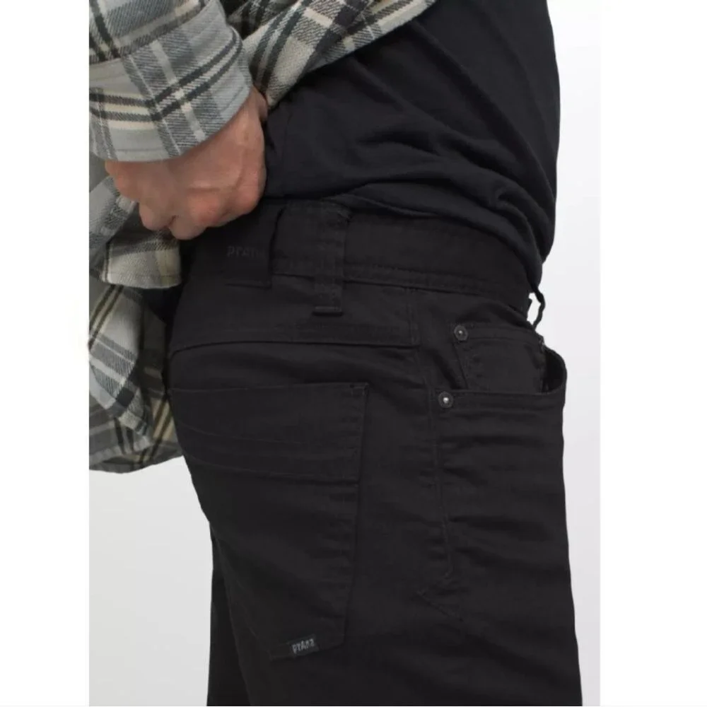 Men's Prana Bridger Slim Fit Black Out Jeans Size 34/32